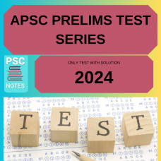 APSC Prelims Test Series 2024 (Only 24 Tests with solution-PDF)